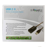 کابل افزایش طول USB رویال طول 15 متر USB A/B