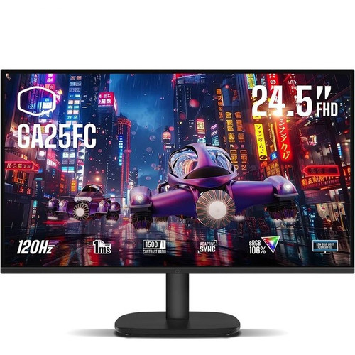 مانیتور گیمینگ 25 اینچ کولر مستر مدل GA25FC با وضوح Full HD، پنل IPS و 120 هرتز